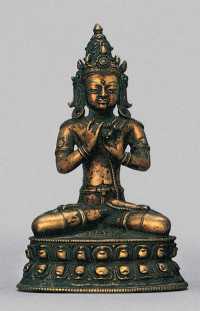15世纪 西藏毗卢舍那佛铜像